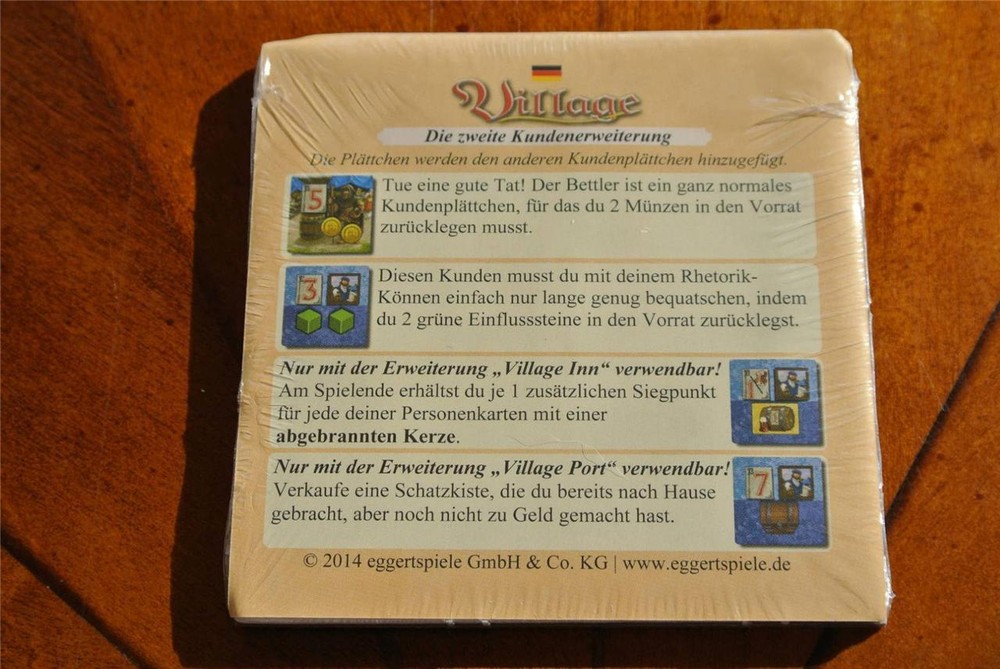 VILLAGE - CUSTOMER EXPANSION 2 II Board Game Promo Preorder Bonus TMG-image