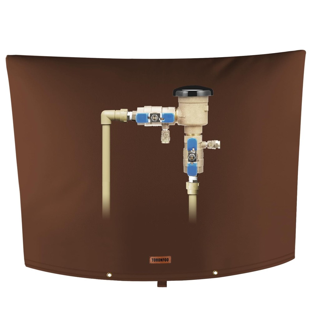 Backflow Preventer Pipe Insulation Cover (5°F) - Irrigation Sprinkler Valve I...