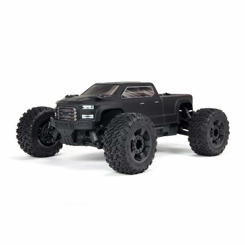 ARRMA BIG ROCK CREW CAB 4X4 3S BLX Brushless 1/10 Monster Truck - Black (ARA4312V3)