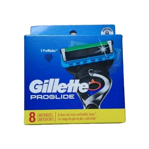 Gillette Proglide power Razor Blade 8 Refill Cartridges