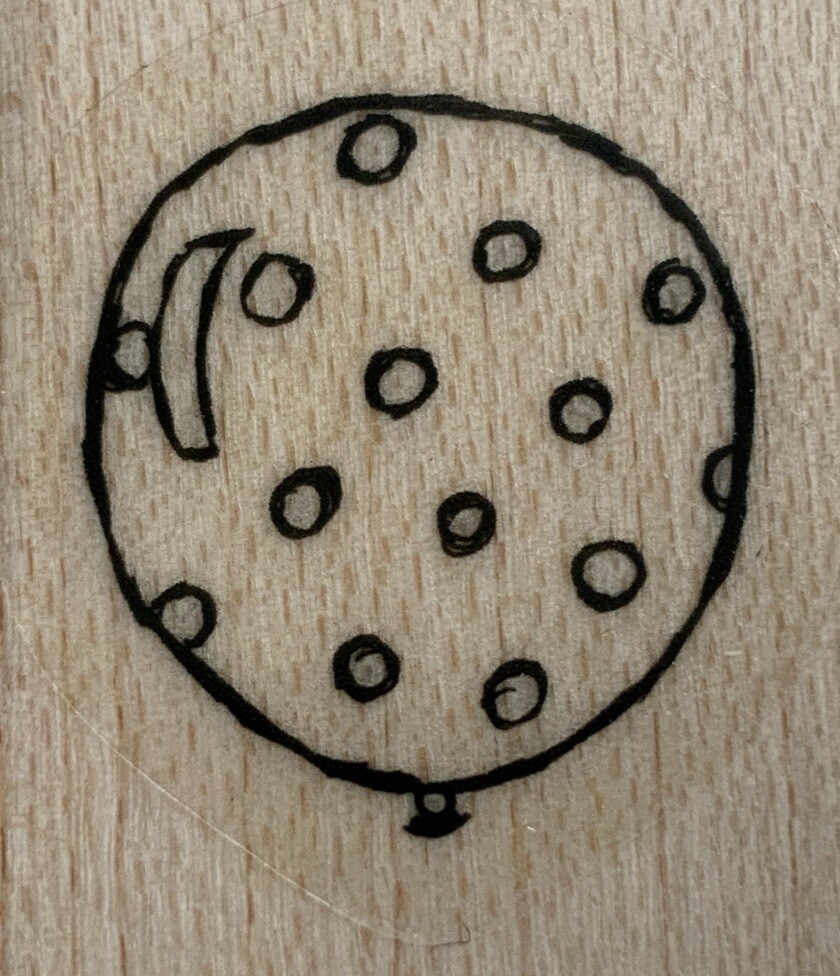 Stampin Up Stamps BALLOON POLKA DOT Single Stamp ONLY 1.25 Inch x 1 Inch