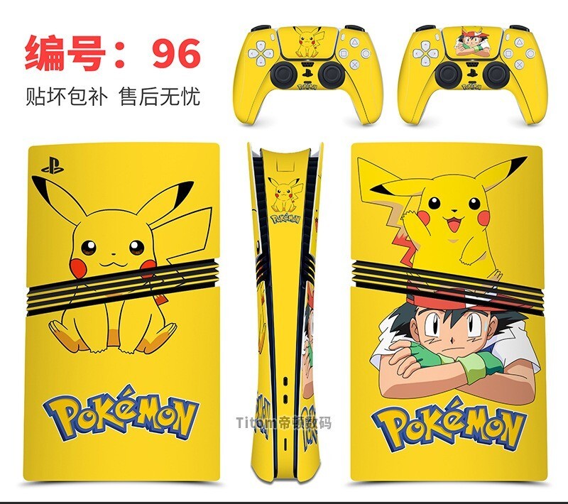 Виниловая наклейка стикер для контроллера Sony PS5 Slim Pro Playstation 5 #96