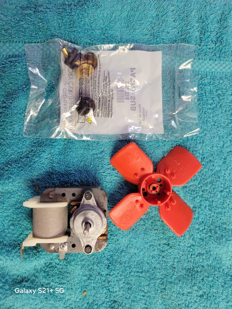 Whirlpool 482731 Refrigerator Evaporator Fan Motor Kit