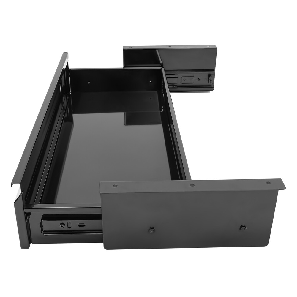 22” Black Space Saver Sliding Under Desk Storage Drawer Pull-out Drawer