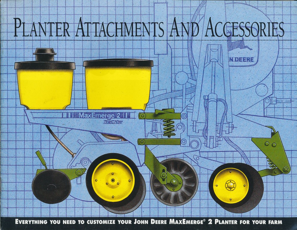 JOHN DEERE PLANTERS ATTACHMENTS AND ACCESSORIES BROCHURE