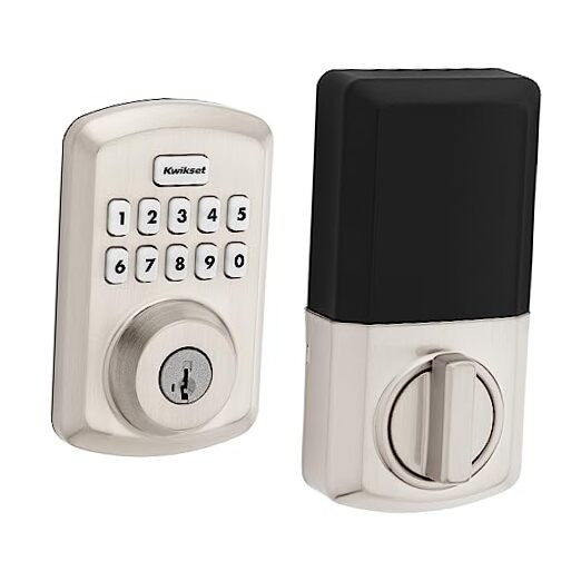 Powerbolt 250 10-Button Keypad Deadbolt in Satin Nickel Finish