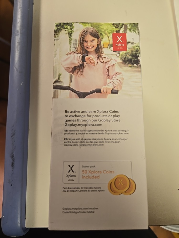 Xplora XGo2 GPS Smartwatch with SIM Card Slot in Black