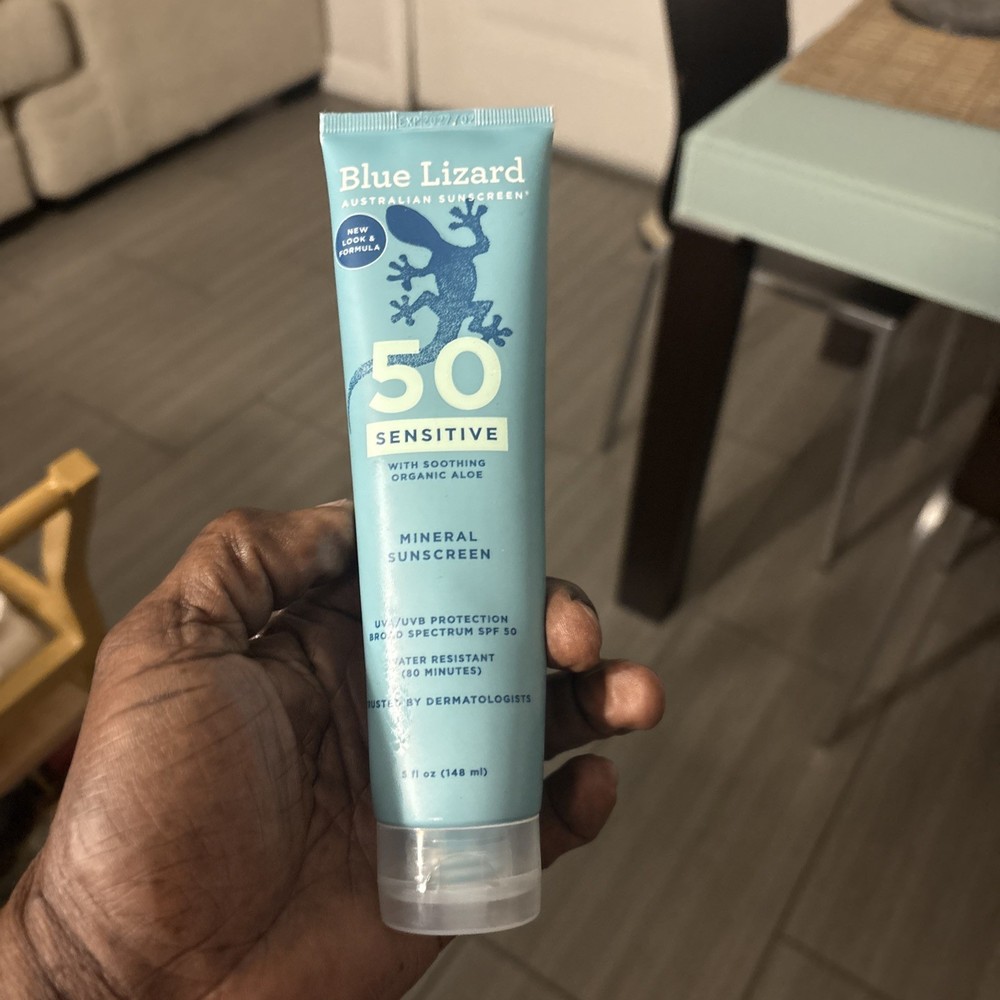 Blue Lizard Sensitive Mineral Sunscreen With Zinc Oxide 50+ Water Resistant 5 oz
