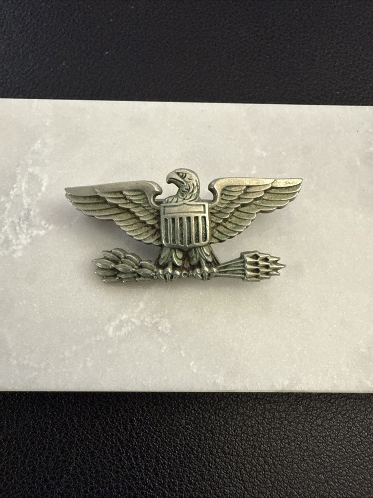 WW2 USMC Colonel Navy Captain War Eagle Rank Insignia by NS Meyer