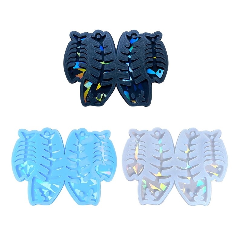 Fishbone Epoxy Resin Mold for DIY Halloween Decor Easy to Clean