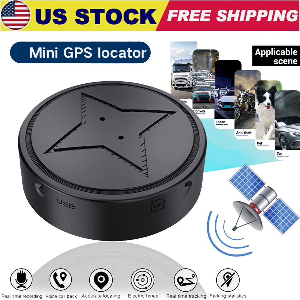 Mini Magnetic GPS Car Tracker GSM GPRS Real-Time Vehicle Locator