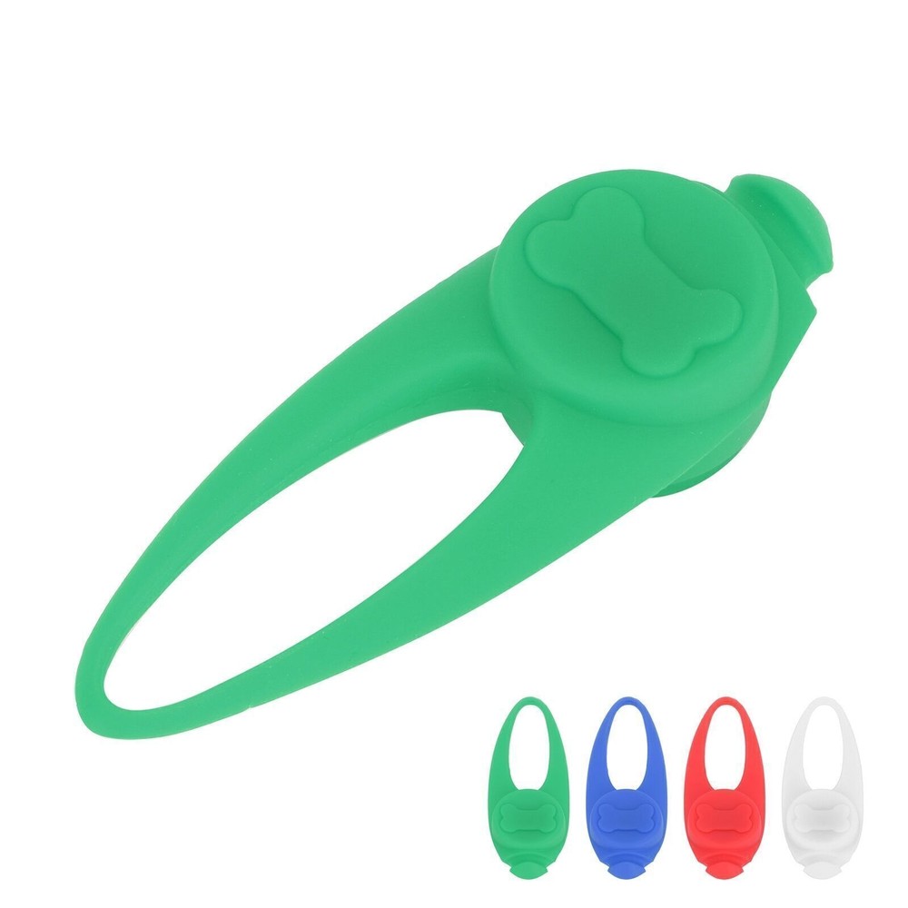 Pet Safety LED Light for Dog Collars Night Walking Clip-on Silicone Pendant