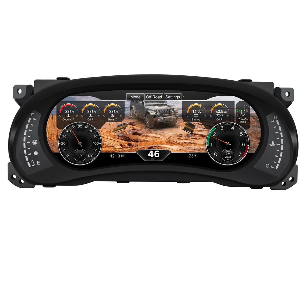 12.3in LCD Speedometer Dashboard for Jeep Wrangler JK 2011-2018 Models