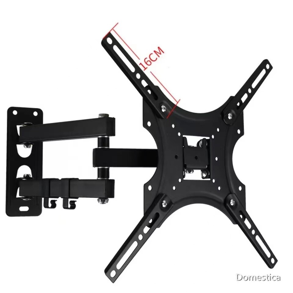 Full Motion TV Wall Mount Bracket Swivel Tilt for 23 32 36 37 40 42 46 49 50 55