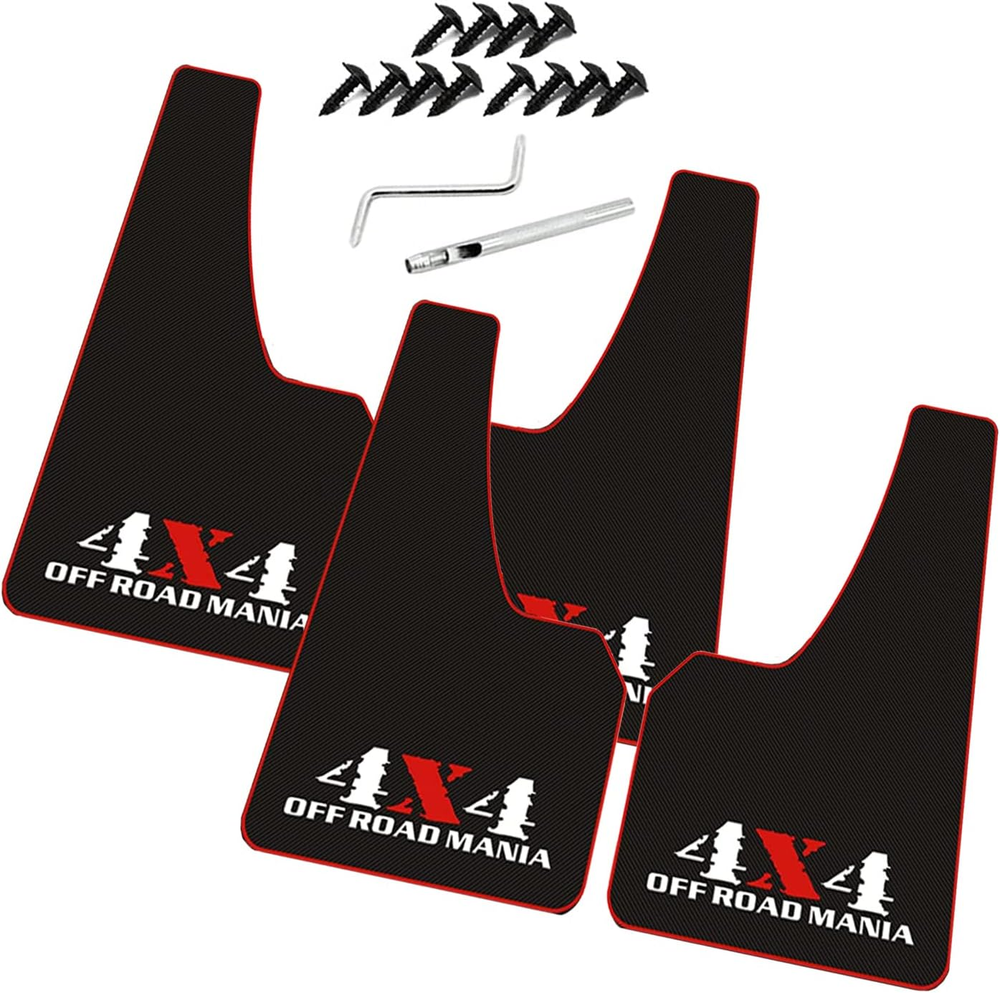 Large Size Universal Soft Glue Heavy Duty Splash Guards Mud Flaps Fenders - Dirt