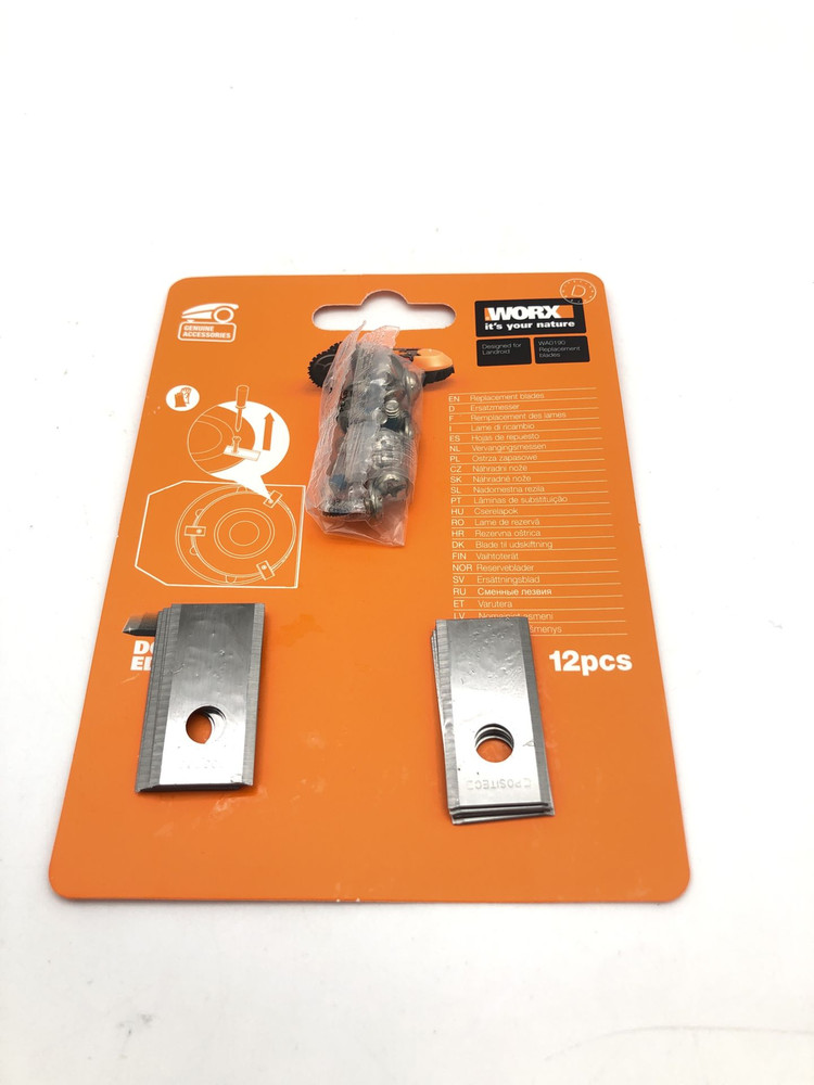 WORX WA0190 Landroid replacement knife - original replacement blades for all ...