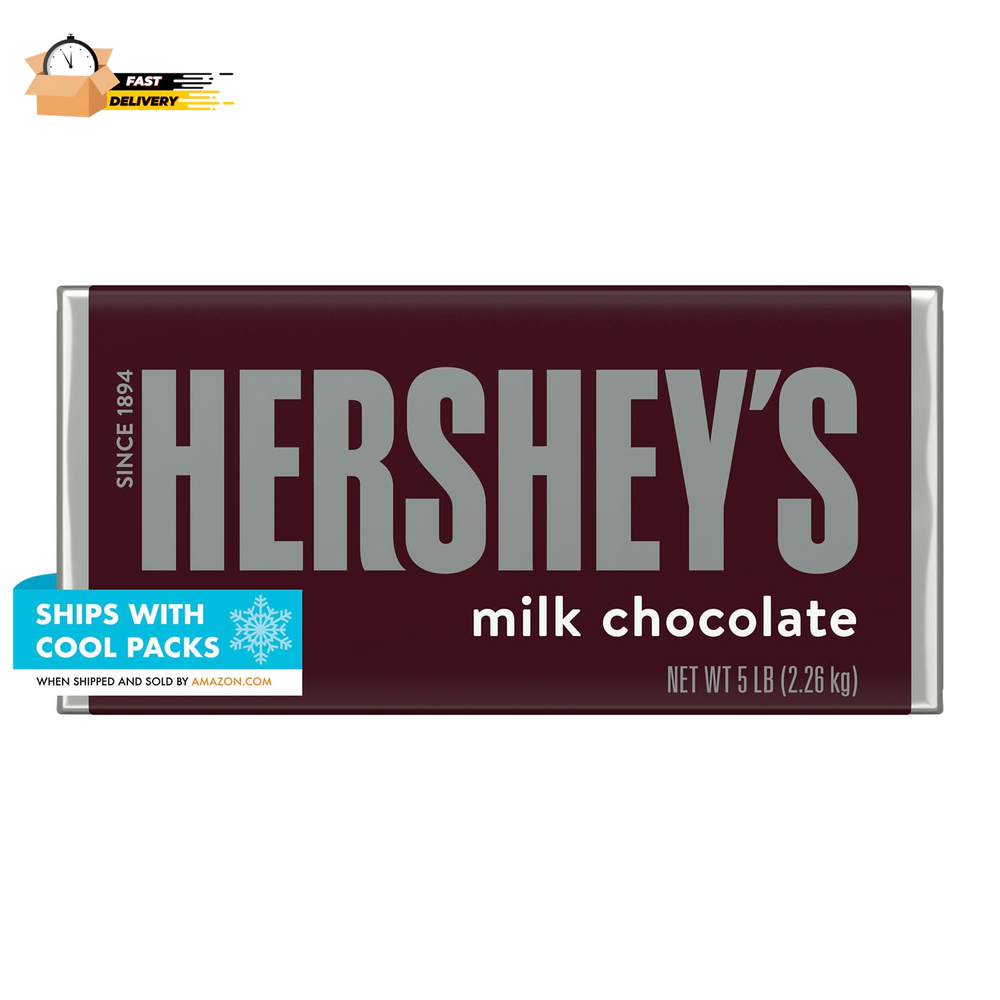 Gluten Free 5 Lb Giant Milk Chocolate Candy Bar in Bulk