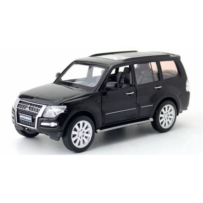 Mitsubishi Pajero Toy Car 1/33 Diecast Model Car Metal Vehicle Boys Toys Black