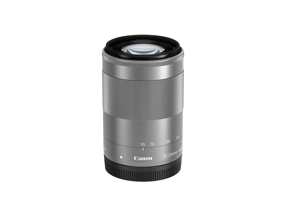 Canon EF-M 55-200mm Telephoto Zoom Lens with IS STM in Silver