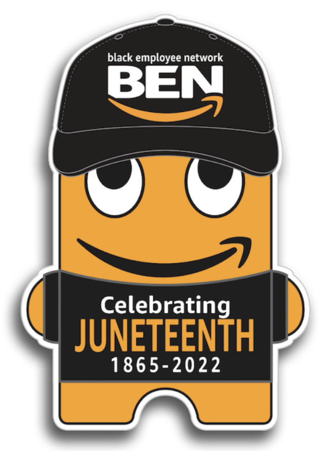 Juneteenth BEN Black employee network Amazon Peccy Pin
