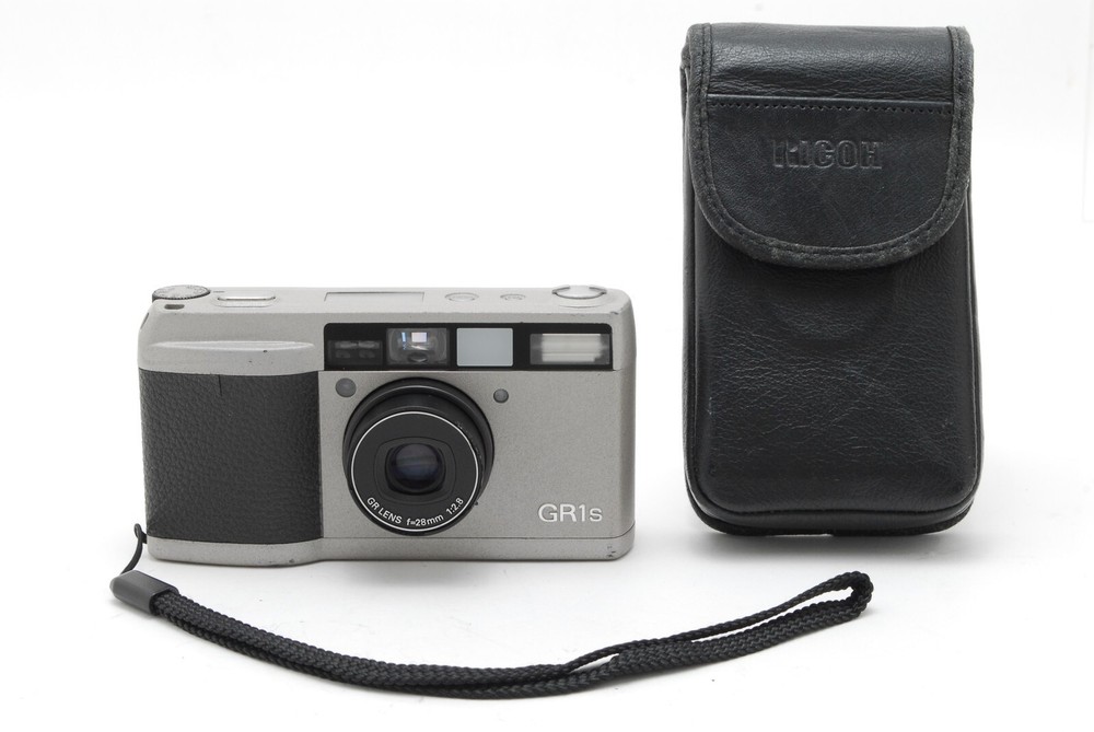 Read !【Near MINT w/Case】 Ricoh GR1s Silver Point & Shoot 35mm Film Camera  Japan