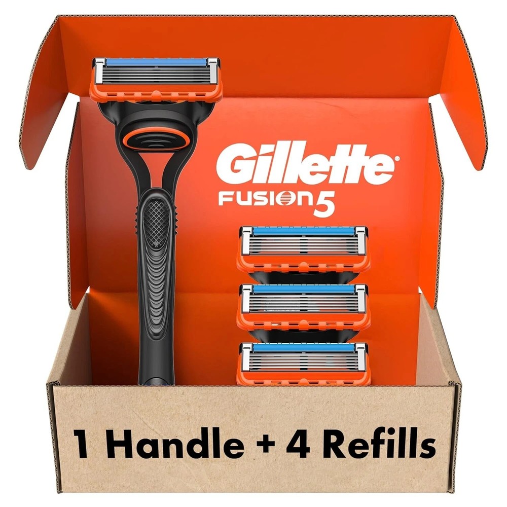 Gillette Fusion5 Men's Razor with 4 Blade Refills Buy Now 61-image