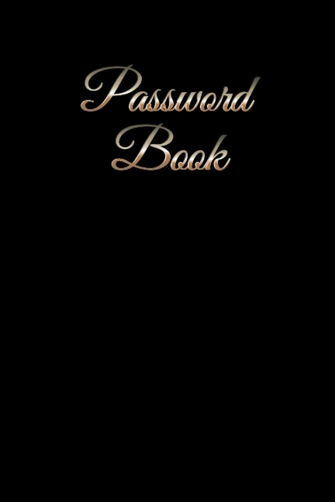 Password Book with Alphabetical tabs large print: password keeper logbook...-image