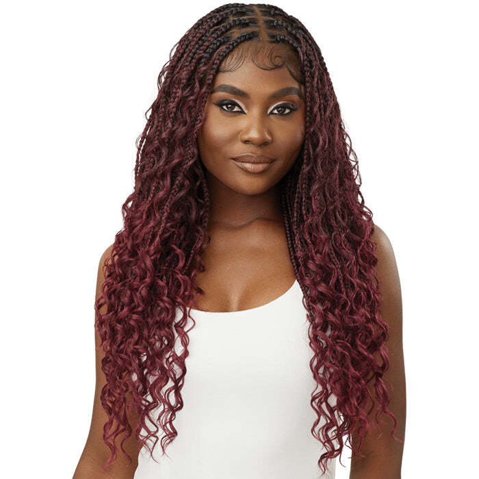 Outre Glueless Knotless HD Lace Wig BOHO Box Braids 28 Inch