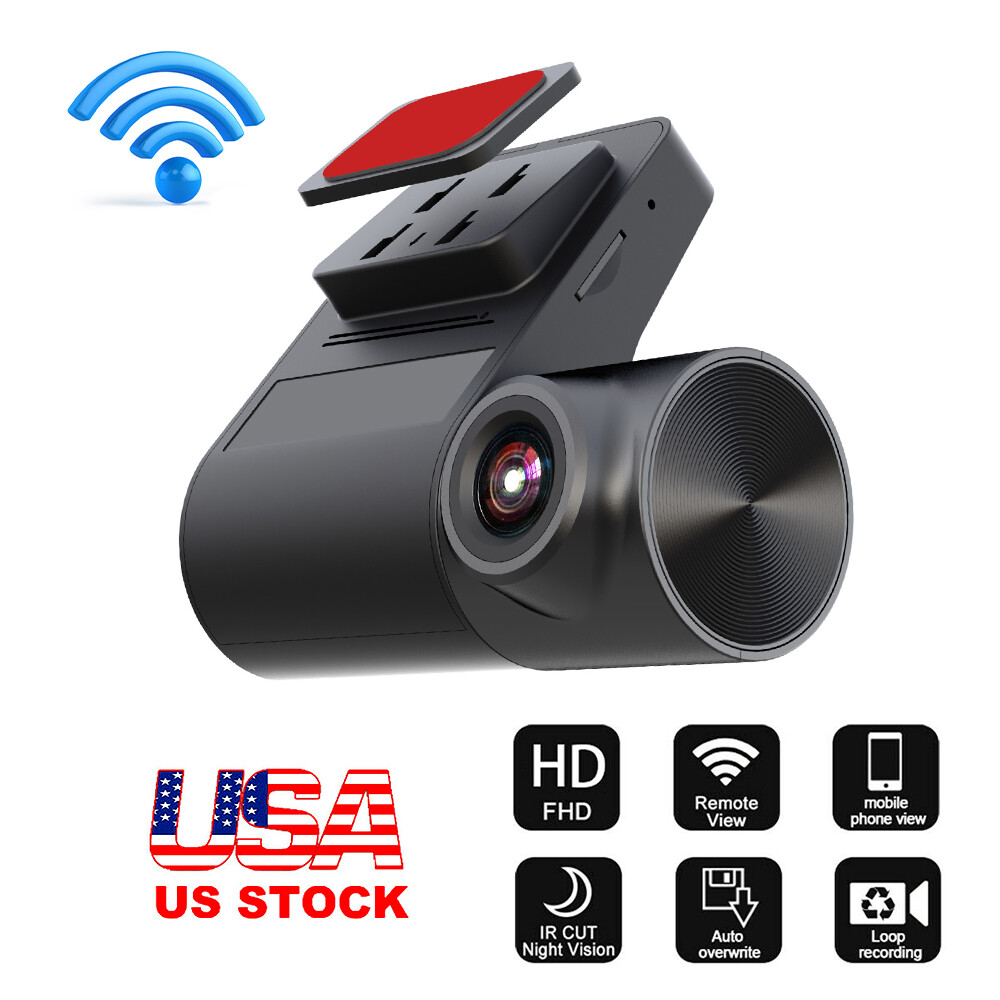 Mini HD WiFi Dash Cam with G-Sensor Night Vision DVR