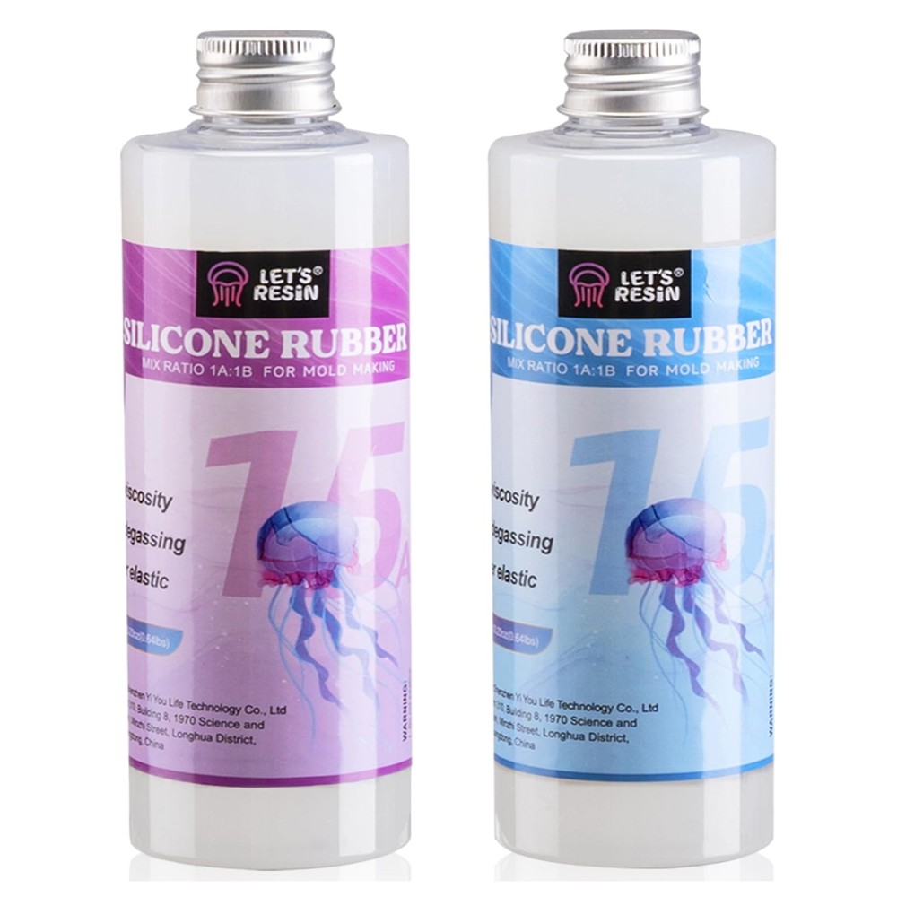 Let's Resin Silicone Mold Making Kit-translucent Silicone Rubber Non-toxic Liqui