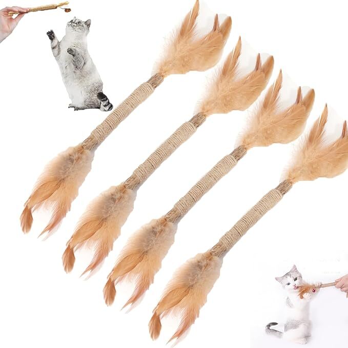 Nuna Pets Natural Silvervine Cat Chew Stick Toy for Cats