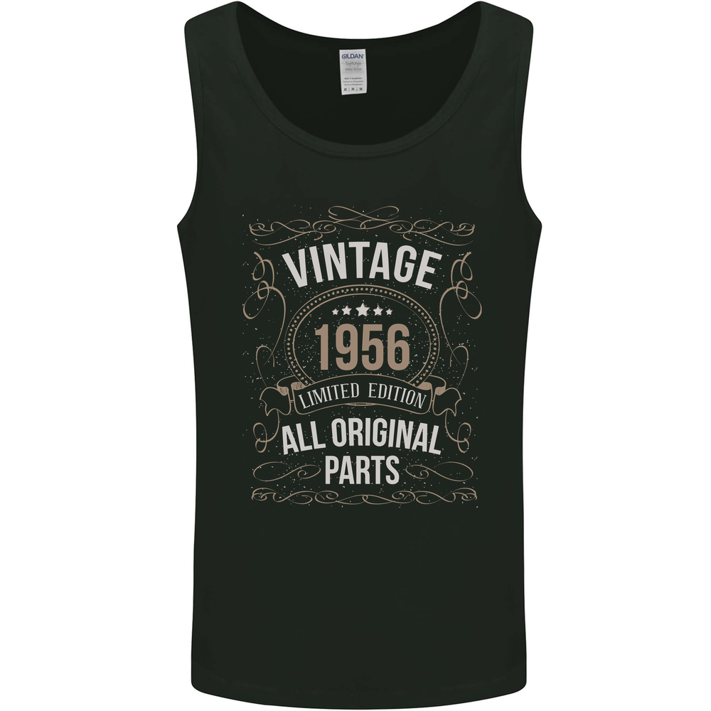 69th Birthday Limited Edition 1956 Mens Vest Tank Top