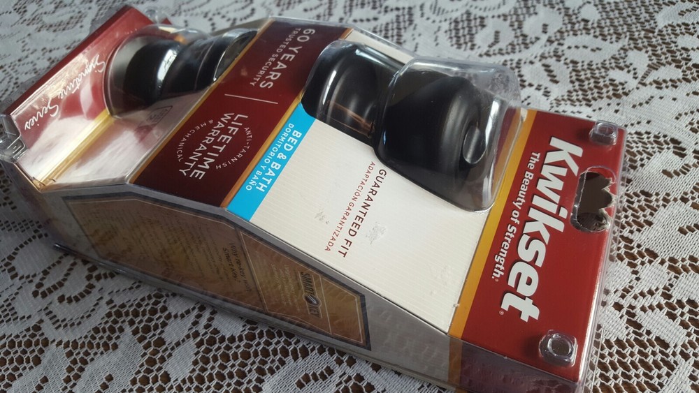 Kwikset Venetian Bronze Door Knob with Lifetime Warranty