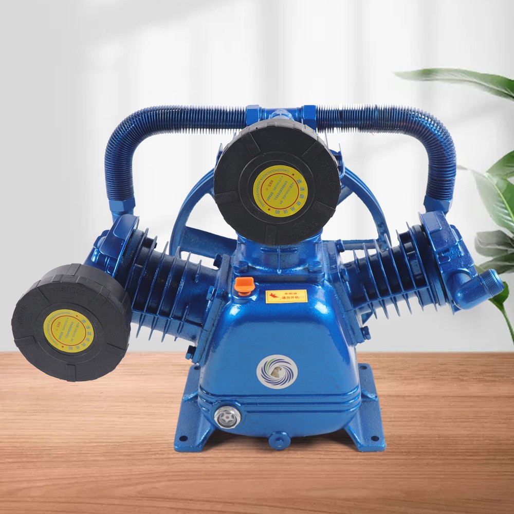 7500W Aluminum Cylinder Head 1 Single Stage Cast Iron Air Compressor Pump Head