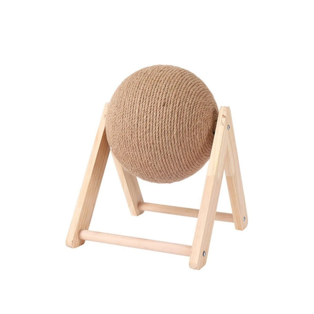 Cat Scratching Ball Kitten Sisal Rope Grinding Paws Claw Interactive Pet Toy