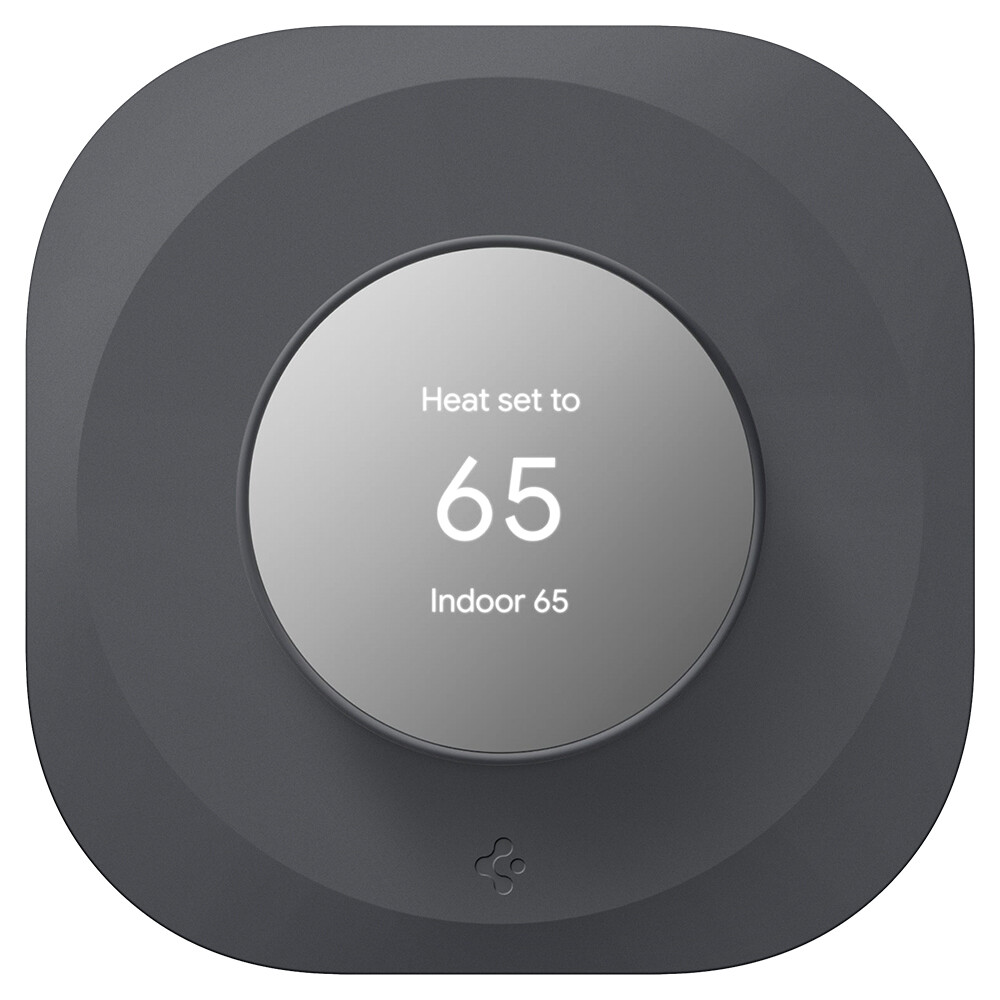 Google Nest Thermostat | Spigen [Wall Plate] Shockproof Slim Installment Plate-image
