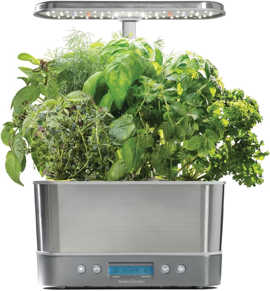 Harvest Elite Indoor Garden Hydroponic System with LED Grow Light and Seed Kit,