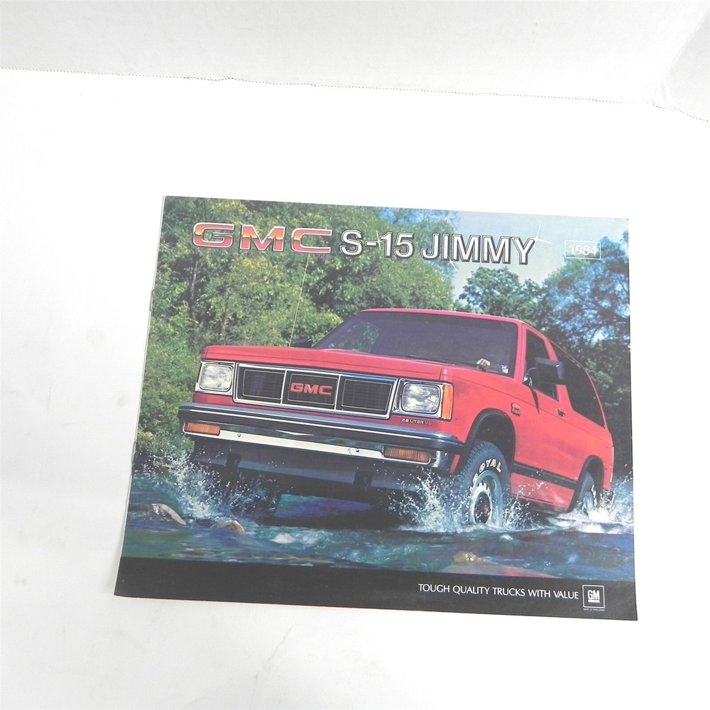 VINTAGE 1984 GMC JIMMY TRUCK ACCESSORIES DEALERSHIP SALES BROCHURE SPECIFICATION