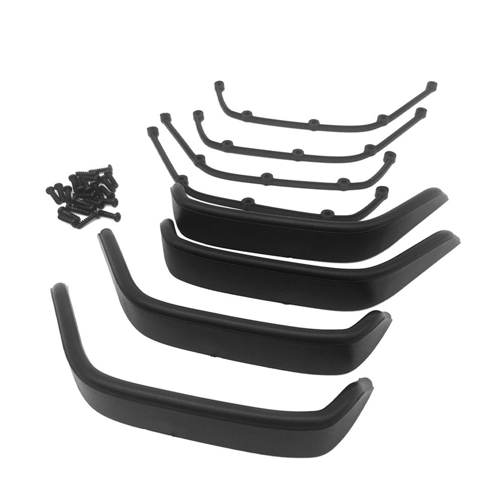 Wheel Fender Flare Mud Guard Cover For Axial SCX10 D90 D110 1/10 RC Car Body C