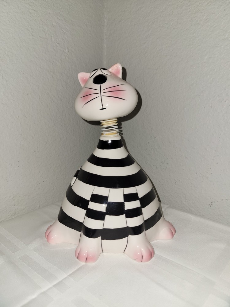 Figurine Cat Bank Silly FunnyCute Unique Cat Coin Bank 9