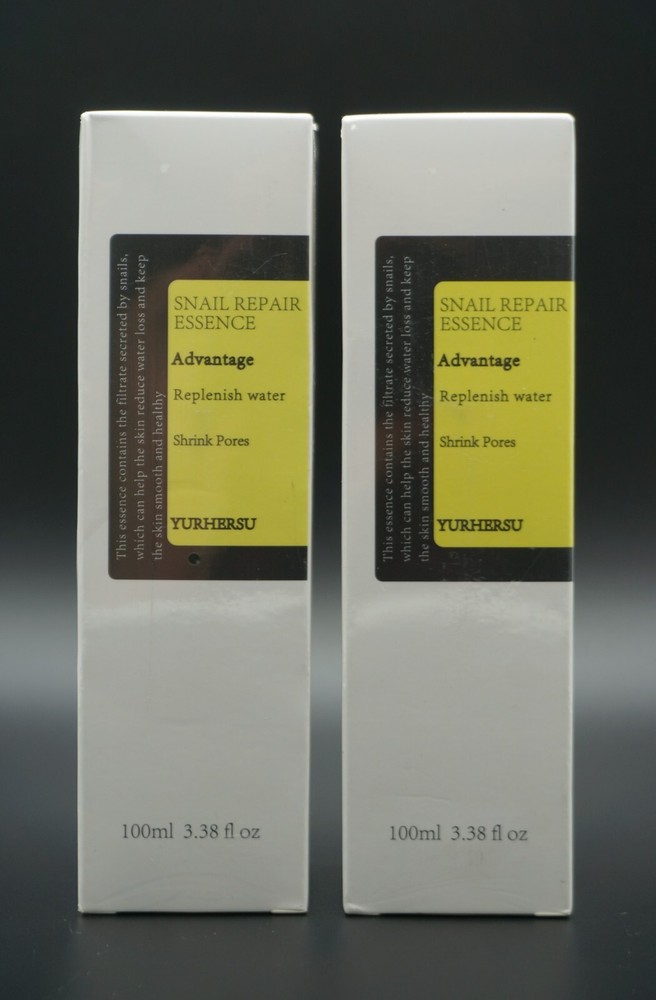 LOT OF 2 Snail Repair Essence Advantage Replenish Water Shrinks Pores 3.38oz