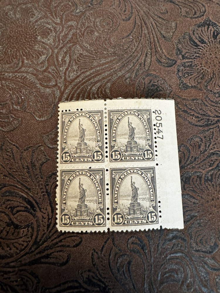 Vintage Plate Blocks No. 696 Mint Stamp Collectors Unused