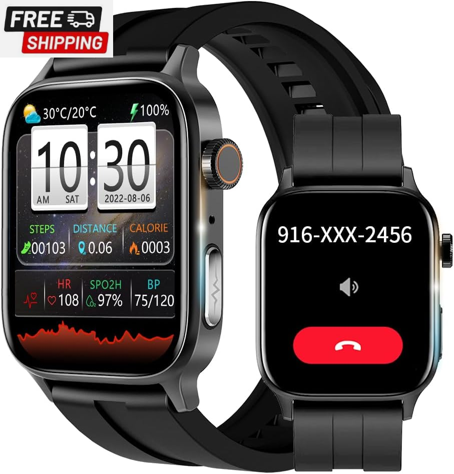 Bluetooth Smart Watch for Men with Call Function for iPhone Android