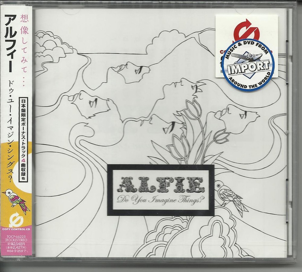 ALFIE Do you Imagine things 4BONUS UNRELEASE JAPAN PRESS CD SEALED USA SELLER