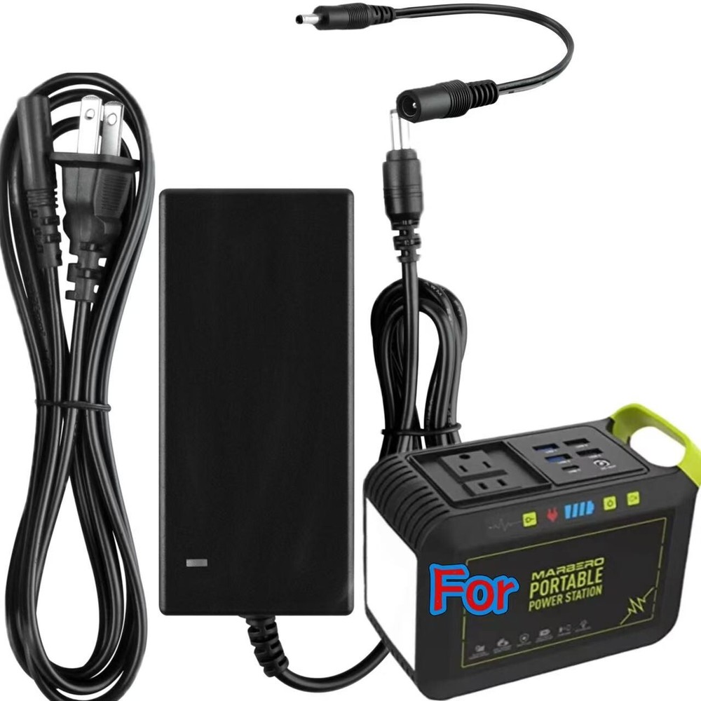 19V AC Adapter For MARBERO M82 M82MAX Portable Power Station Solar Generator....