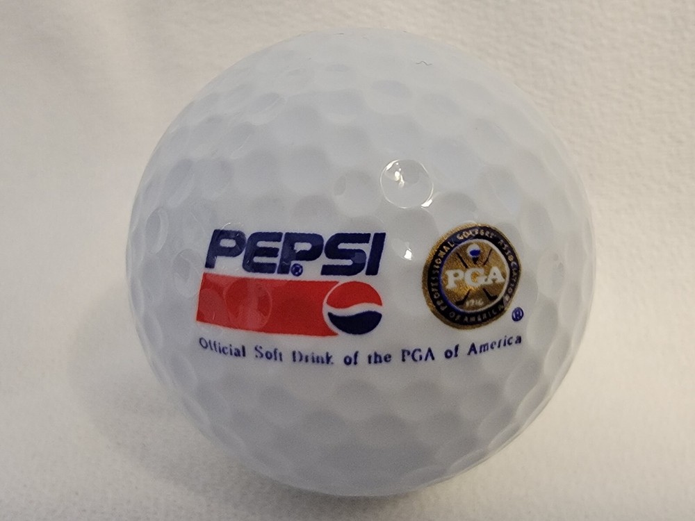 Pepsi Official Soft Drink of the PGA of America Logo Golf Ball