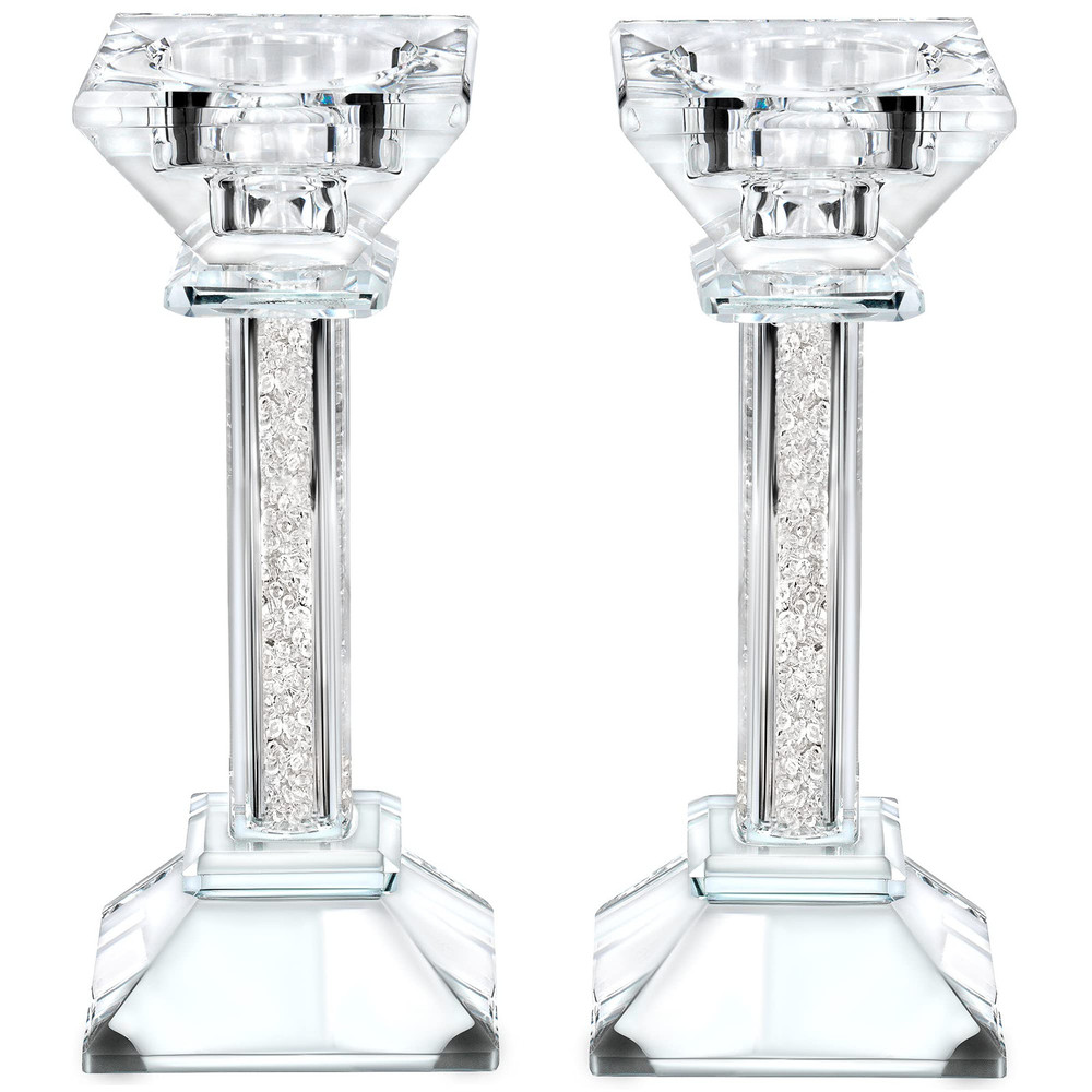 Crystal Candle Holders Set of 2-6.2