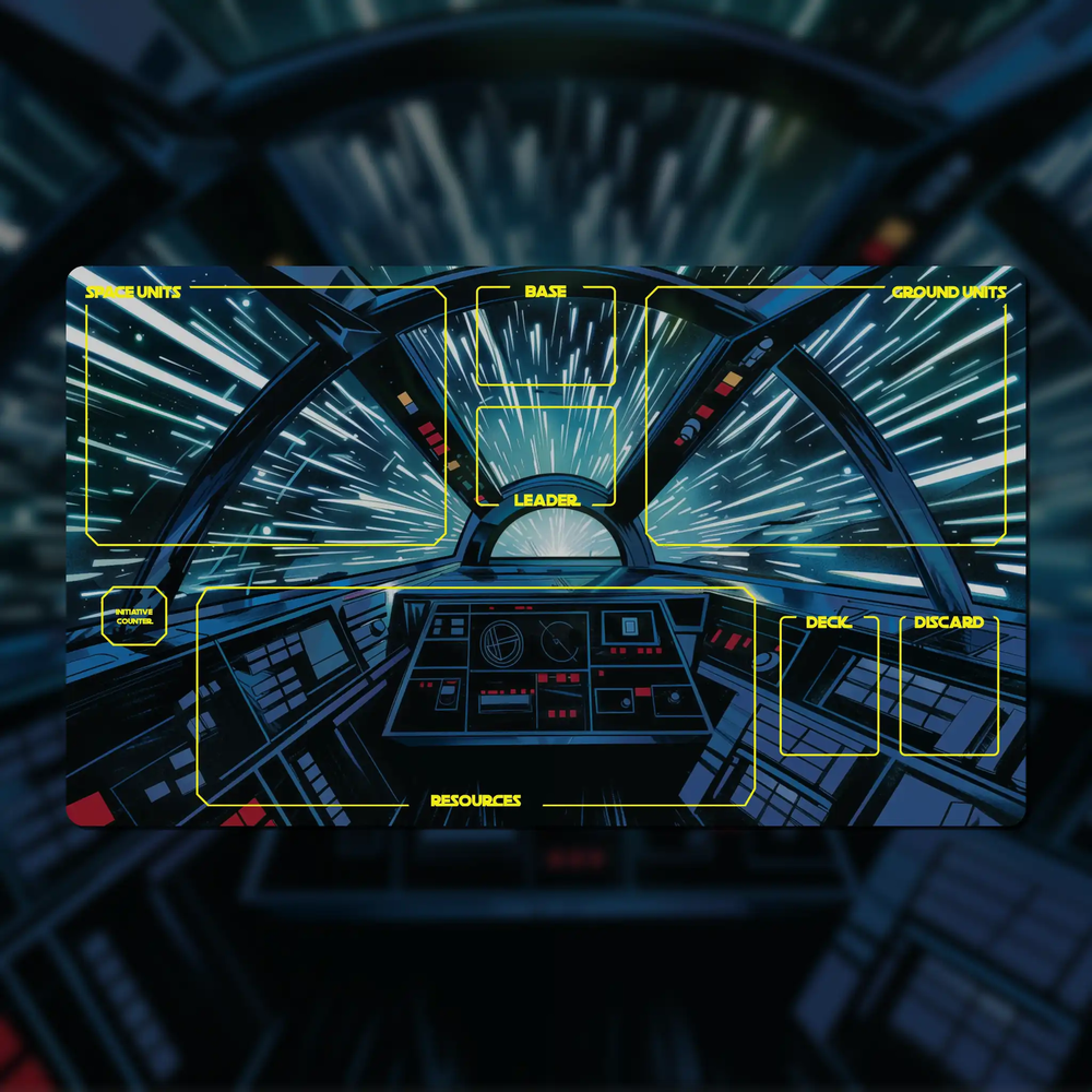 Star Wars: Unlimited playmat, Lightspeed, 24