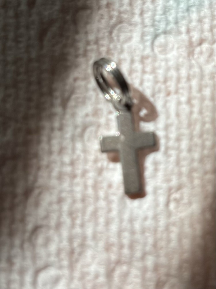James AVERY Small Cross Charm Sterling Silver
