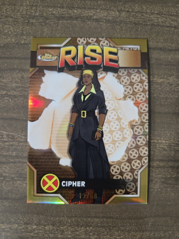 Cipher Gold Refractor /50 2025 Topps Finest X-Men '97